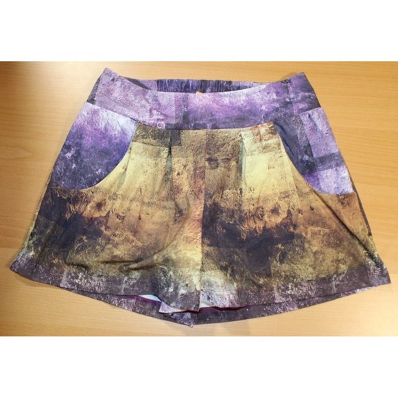 Womens Lucy Tennis Golf Athletic Elastic Pleated Skirt Skort Small 2 Pockets - Picture 1 of 4